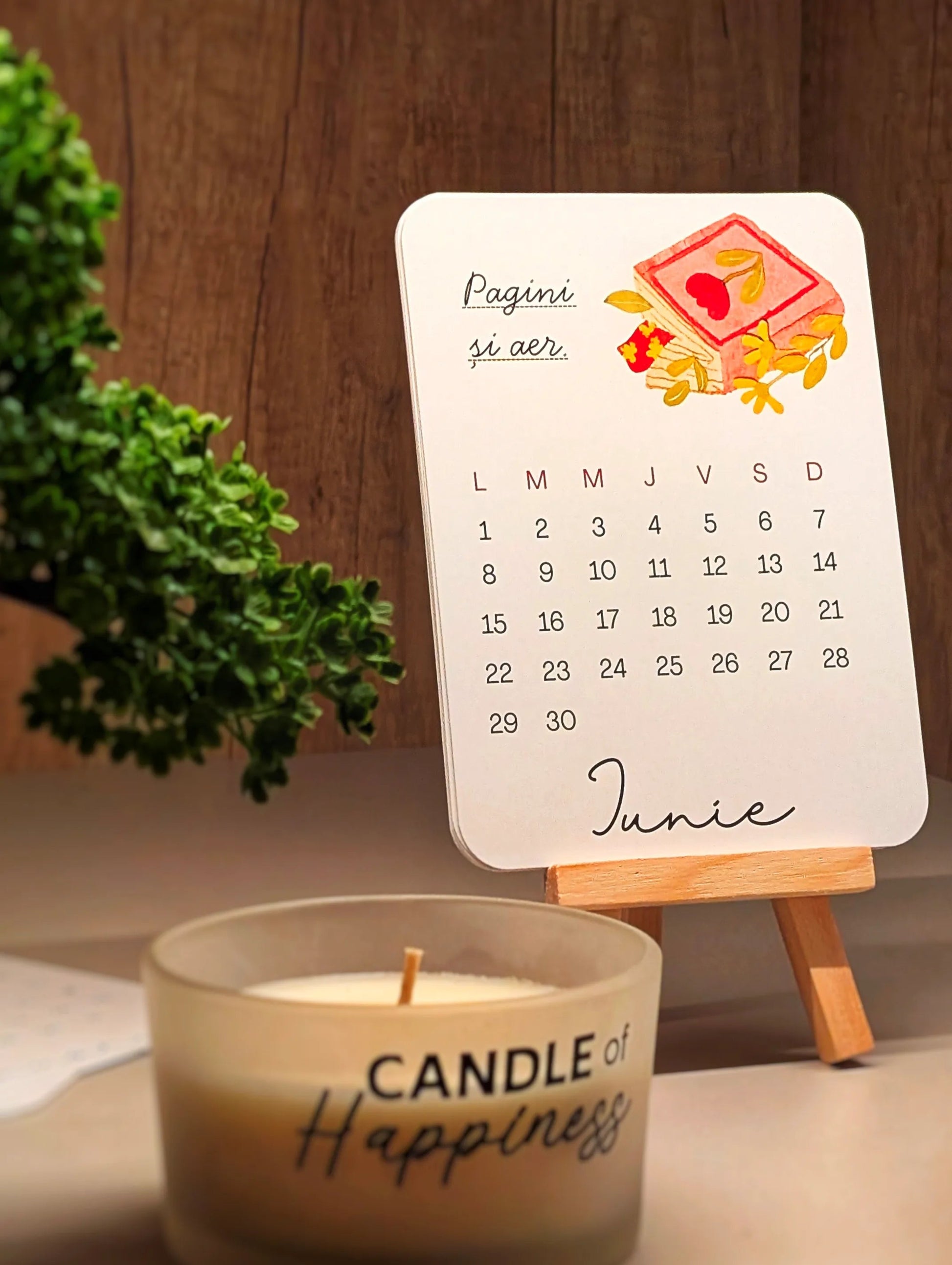 Mini Bookish Calendar 2026 for book lovers